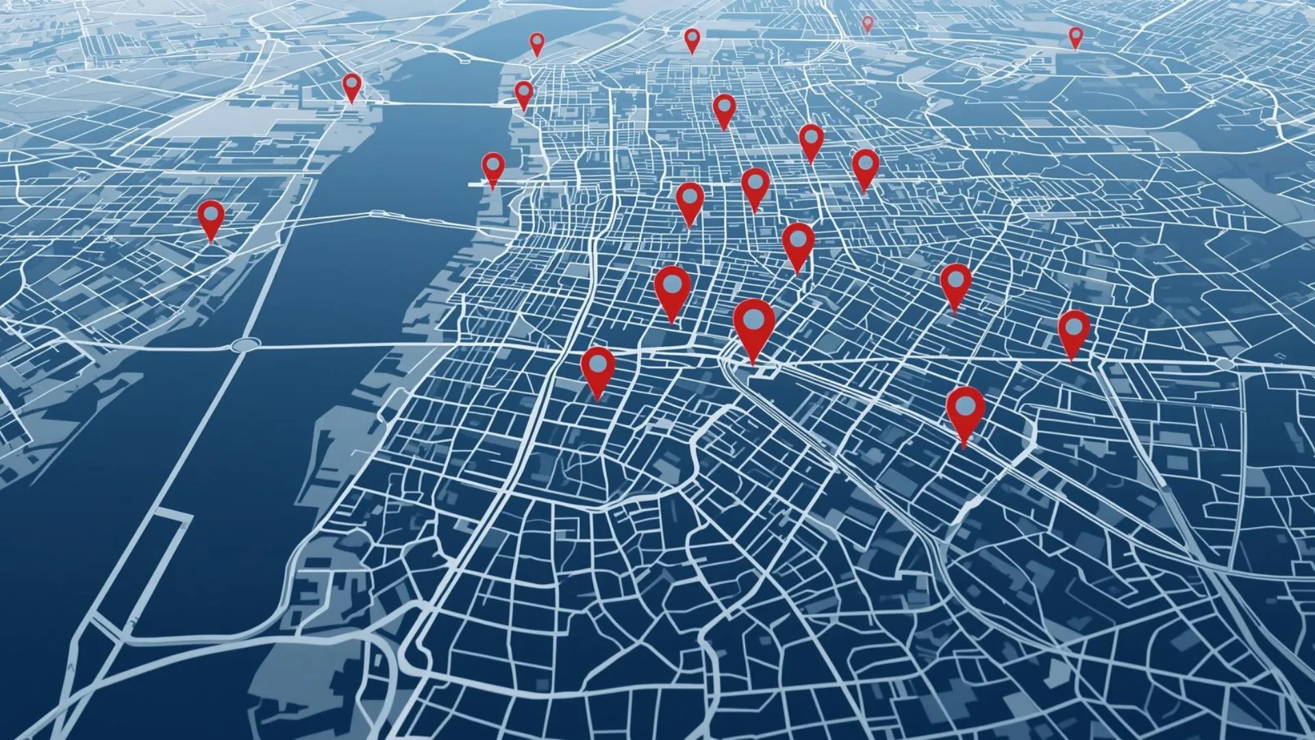 Map Image with Multiple Markers