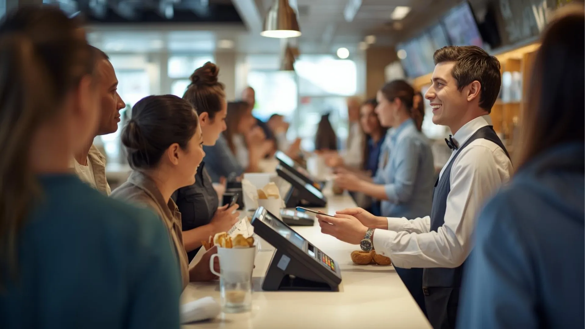 QSR POS system for fast food restaurant