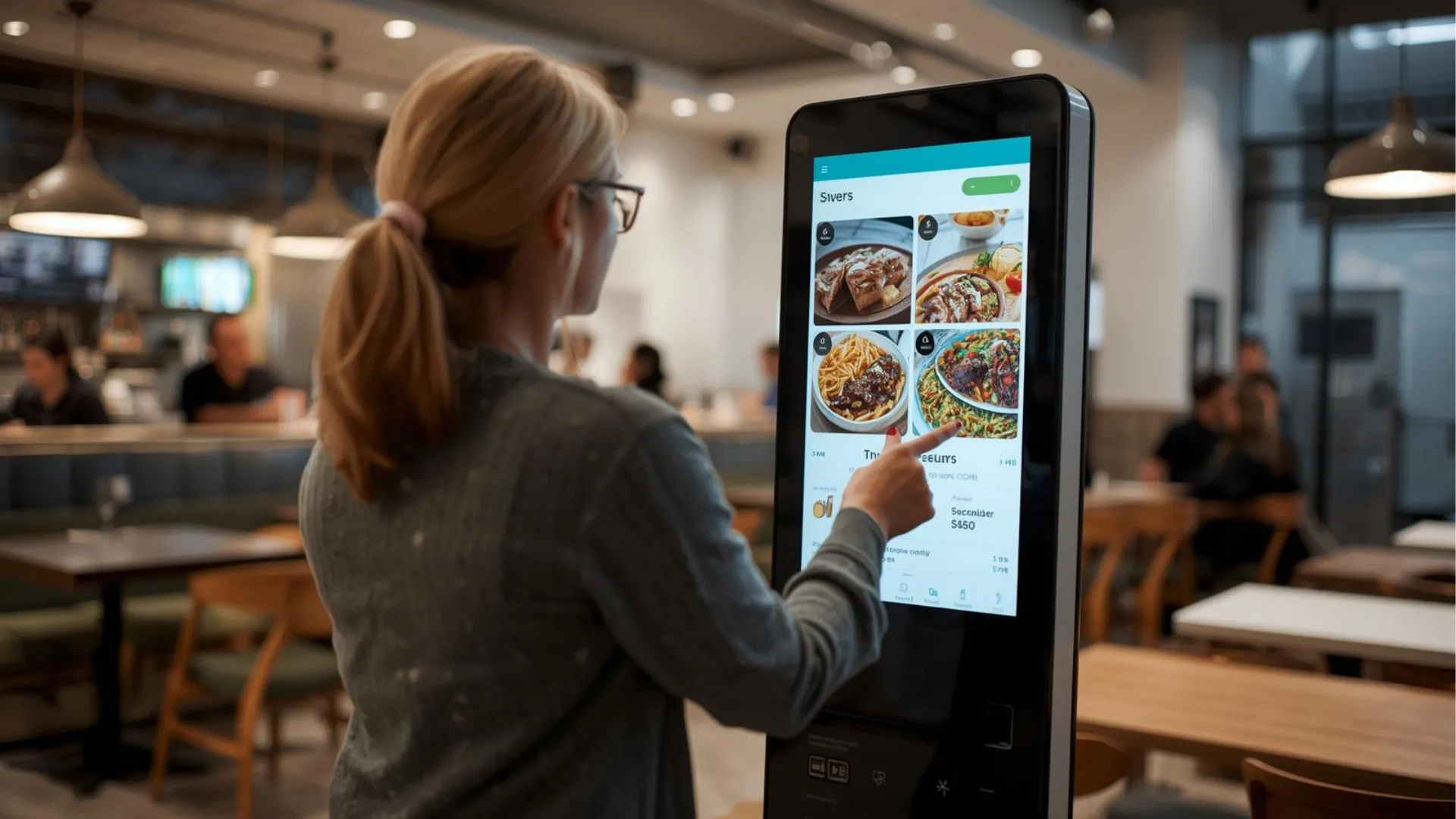 self service kiosk POS system for quick service restaurant
